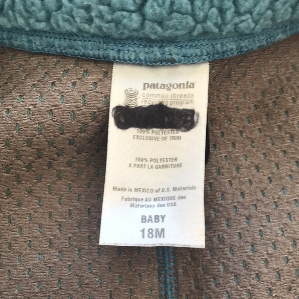 Patagonia Fleece Vest (size 18m)